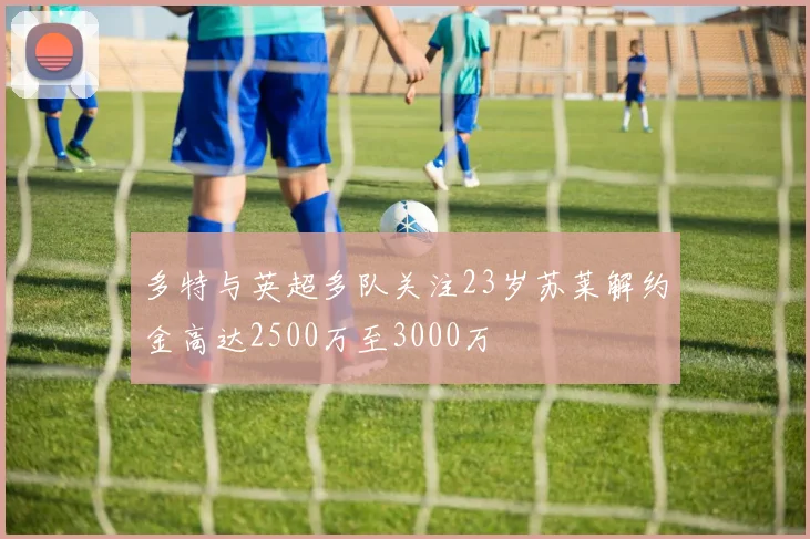 多特与英超多队关注23岁苏莱解约金高达2500万至3000万